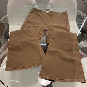 Free People Tan Bell Bottoms